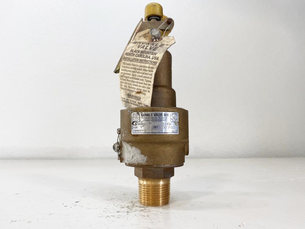 Kunkle 1"NPT 100# Bronze Relief Valve 6186FE01-KM